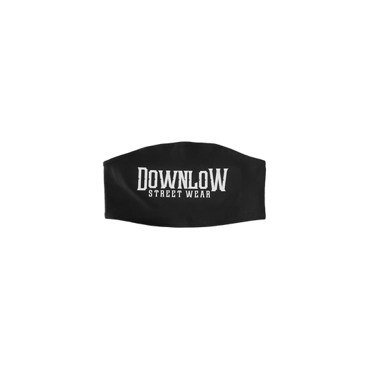 Downlow Streetwear Logo Tube Top (Black)